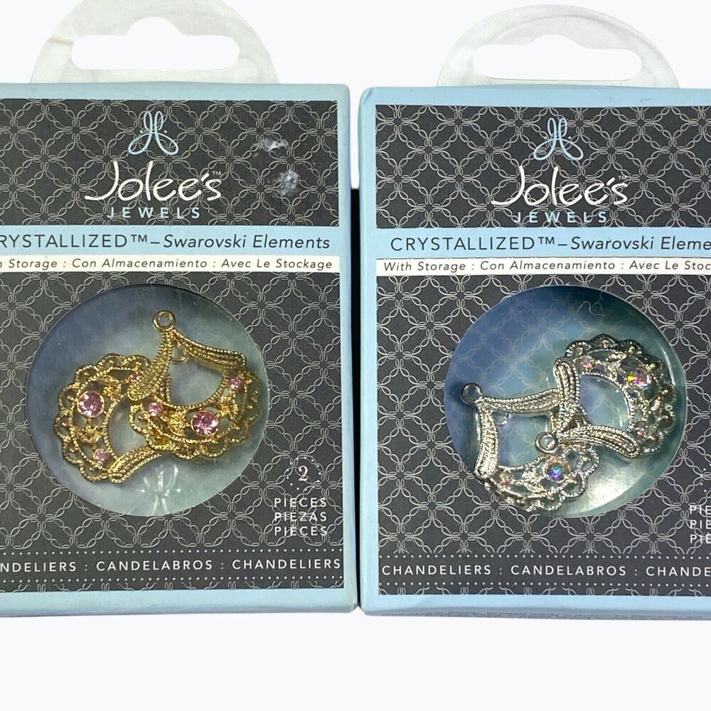 Crystallized Swarovski Elements Chandeliers Earring Making Charms Dangle Jolees